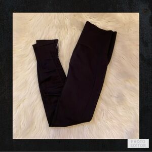 Fabletics Sync High-Waisted Perforated 7/8 Leggings - NWT - XS - Black